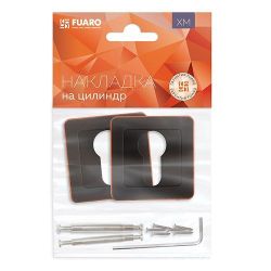 Накладка под цилиндр FUARO ET XM ABL-28 темная медь /40067/