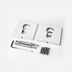 Накладка под цилиндр ABRISS ET 2101 MWP белый матовый