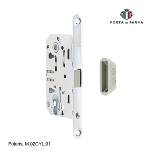 Замок врезной магнитный под цилиндр PORTA DI PARMA Polaris CP хром