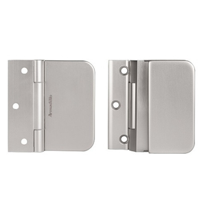 Петля для стеклянной двери ARMADILLO SPACE.GL.H01 AL (алюминий) /57915/ ( 2шт )