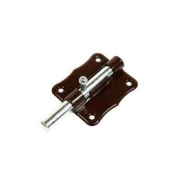 Задвижка накладная КУНГУР ЗТ2-70 полимер. коричневый (30) мт (1шт)