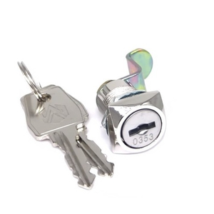 Замок почтовый EUROLOCK 0802 20мм 90гр. ригель изогнут на 15мм 2кл.