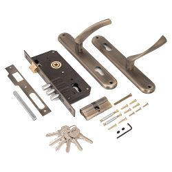 Замок врезной АЛЛЮР 0211 AB ст.бронза