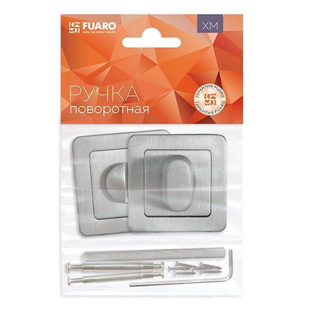 Ручка поворотная FUARO BK6 XM SSC-16 сатин.хром /40055/