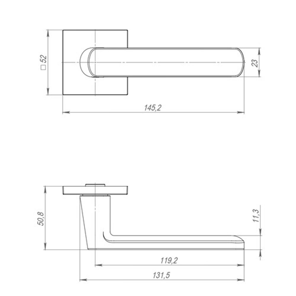 Ручка раздельная AJAX NANO JS SSG-39 сатин.золото /48735/
