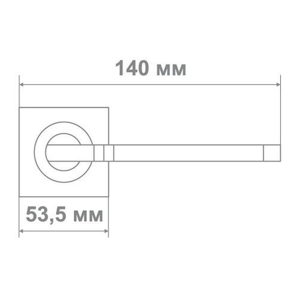 Ручка Медио L09-G38 SN/NP никель