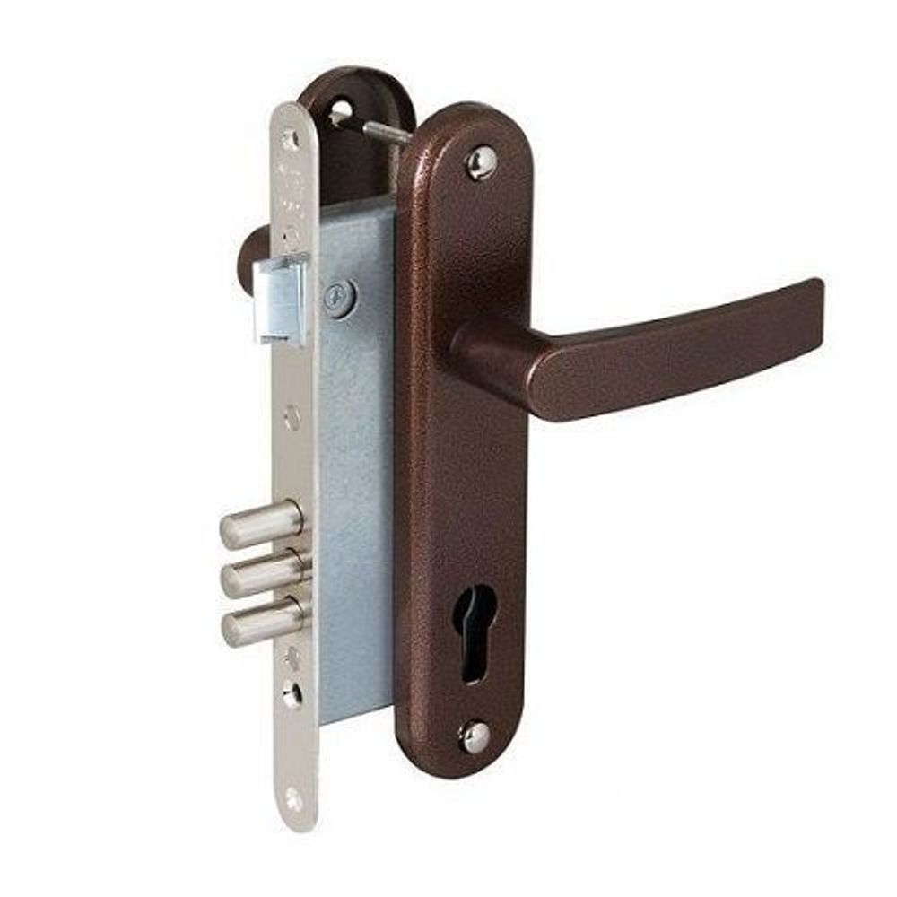 Замок врезной ПРОСАМ 78103 ЗВ4-3-СП-РФ7-002Ш2 б/ц медь /35171/