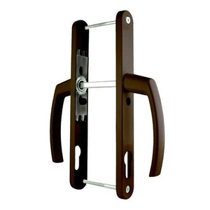 Нажимной гарнитур 30/92 с возвратной ручкой, коричневый