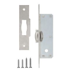 Защелка врезная ролик KALE KILIT 155/B (35мм) SN никель /7897/