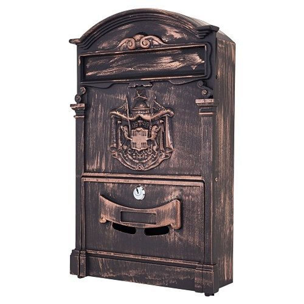 Ящик почтовый АЛЛЮР №4010В старая медь
