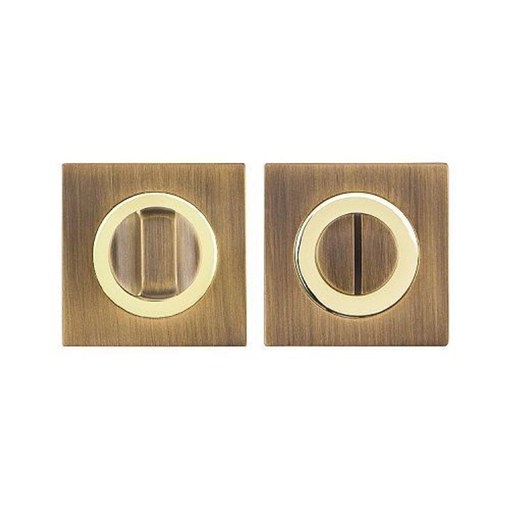 Ручка поворотная FUARO BK6 KM AB/GP-7 бронза/золото /23689/