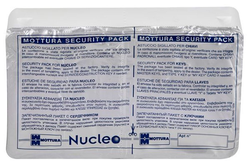 Секретная часть MOTTURA 91.057 S (левый) /2039/