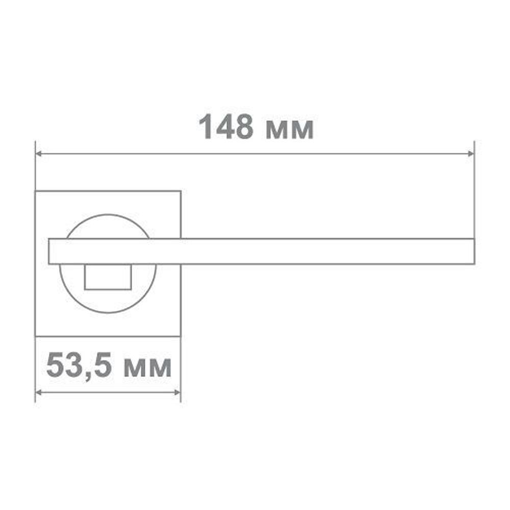 Ручка Медио L09-114 BN/CP черный/хром
