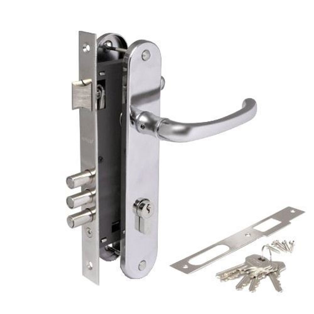 Замок врезной APECS 2210/60 CR хром