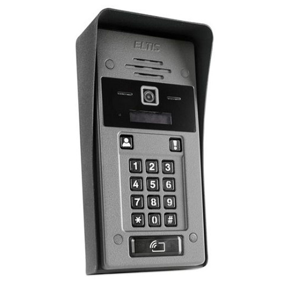 Вызывная видеопанель ELTIS DP7000ip-Hybrid/IP307 (черно-серый) гибридный блок вызова, IP 2MP, SIP