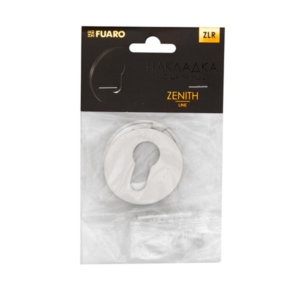 Накладка под цилиндр FUARO ET ZLR SSC-16 сатин.хром /60775/