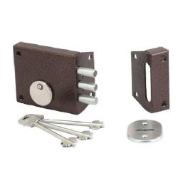 Замок накладной ЗЕНИТ ЗН4-1 медь /34883/