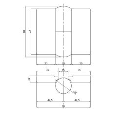 Петля ST Cabine Правая, цвет Белый