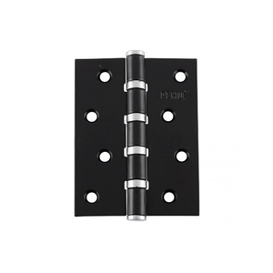 Петля дверная RENZ 4BB 100x75x2,5мм FH B/CP (черный/хром блестящий) (1 шт)