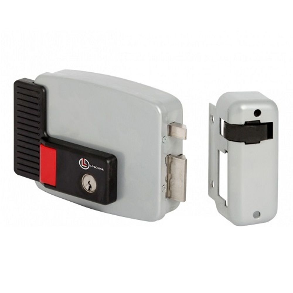 Замок накладной эл/мех. LOGOLINE 730.60.1 (дверь правая, открывается внутрь)