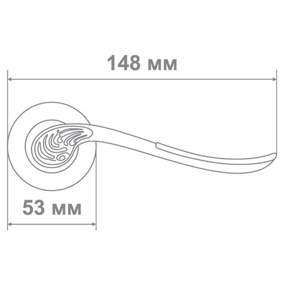 Ручка Медио 210 BCF золотая бронза