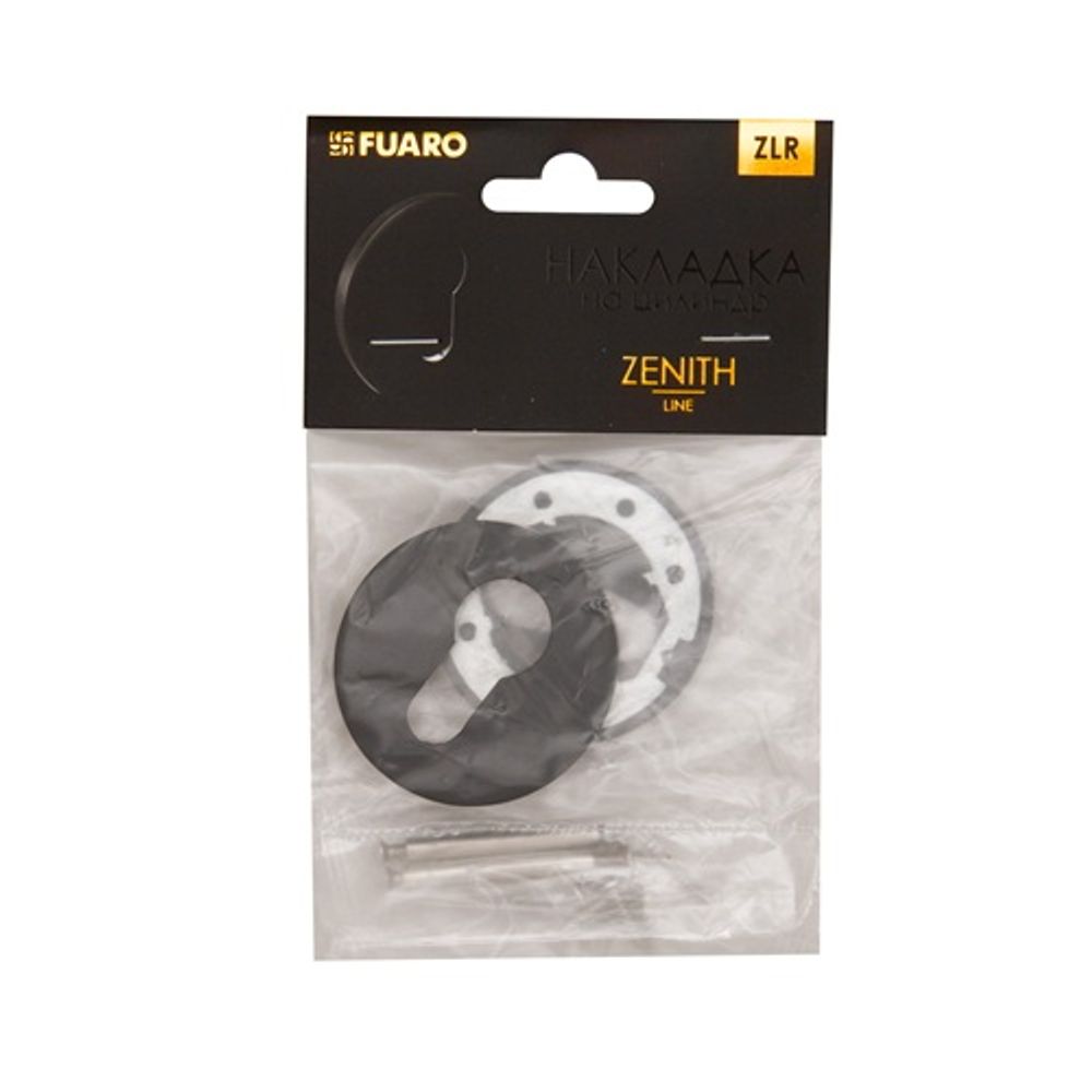 Накладка под цилиндр FUARO ET ZLR BL-24 черный /60769/