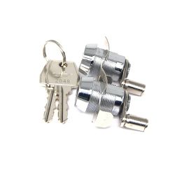 Замок мебельный ЕВРОБОКС 20/179° ригельный (парные 2 замка, 2 ключа)