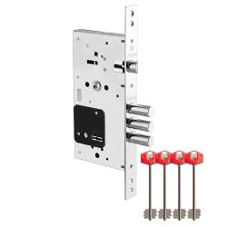 Замок врезной сувальдный FUARO TERMO V25/S-60.85.3R16