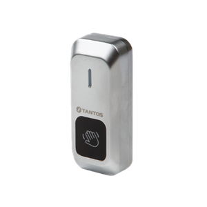 Кнопка выхода бесконтактная TANTOS TS-BREEZE-WP мет. корпус, IP68