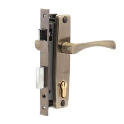 Замок врезной APECS 1323/60 AB бронза