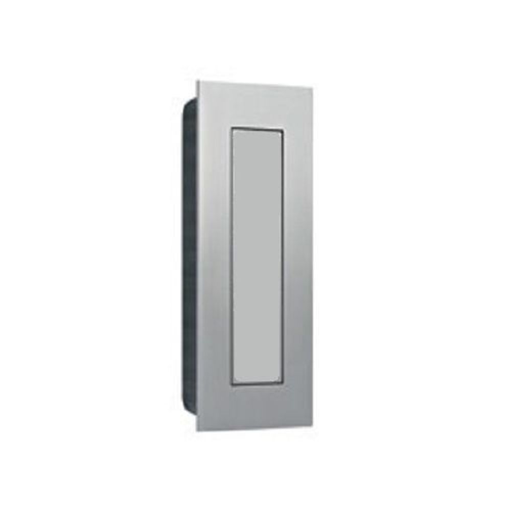 Ручка для раздвижной двери с внутр. встравкой под захват на пружине Арт. №402 (мат.хром)