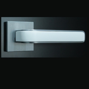 Ручка раздельная ALEMAR A8215-57 MSCB/MATT WHITE мат.хром/мат.белый