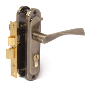 Замок врезной AVERS 0823/60 AB бронза