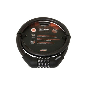 Замок тросовый FUARO PL-1280-CODE (12х800мм) перекод. /42305/