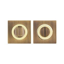 Ручка поворотная FUARO BK6 KM AB/GP-7 бронза/золото /23689/