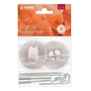 Ручка поворотная FUARO BK6 SLR GM оружейная сталь /60719/