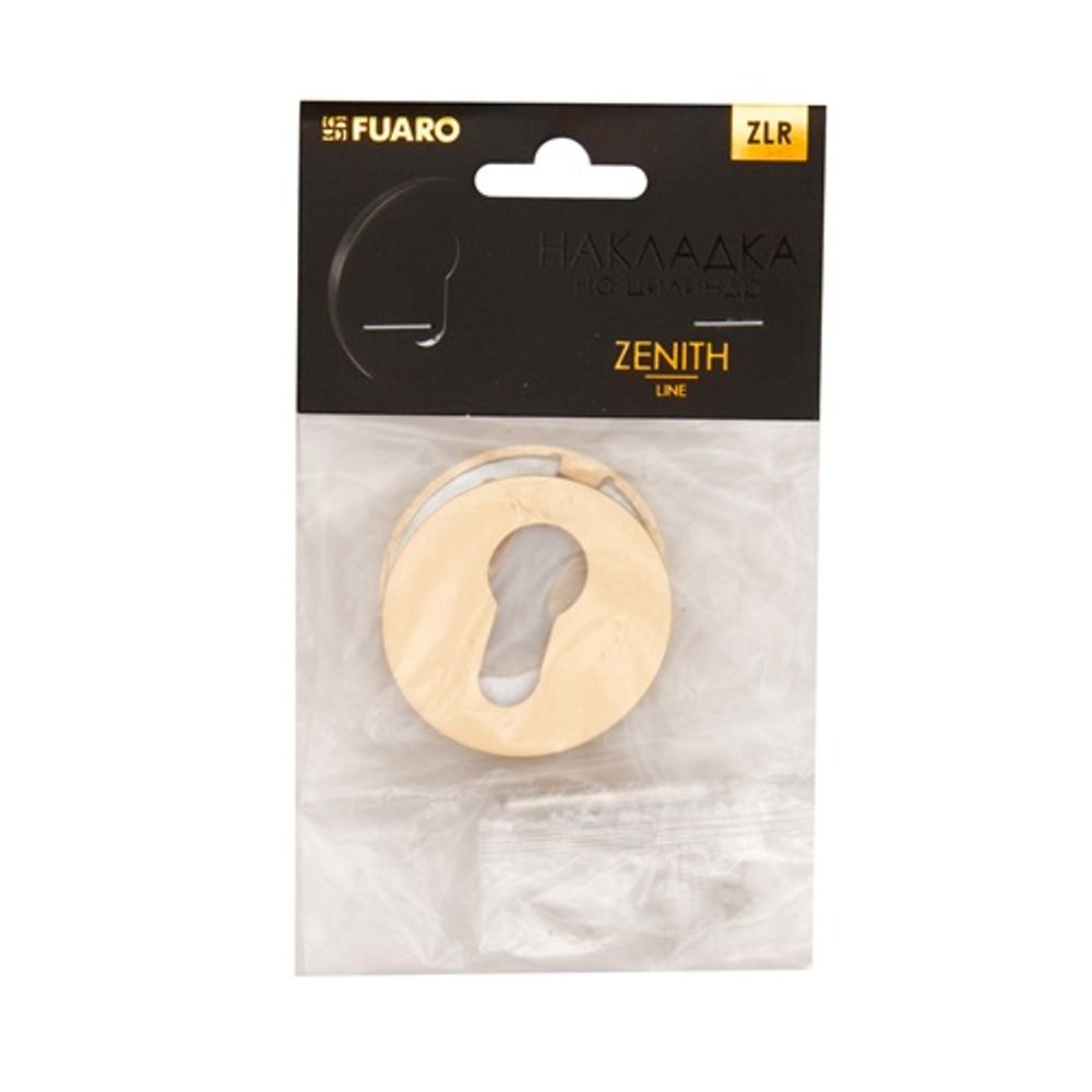 Накладка под цилиндр FUARO ET ZLR SSG-39 сатин.золото /60773/