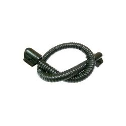 Гибкий переход 10 х 400мм, сталь в ПВХ оболочке (черный)