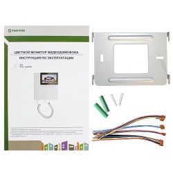 Монитор видеодомофона TANTOS Elly (белый) TFT LCD, экран 4,3"