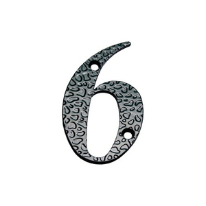 Цифра дверная НОЭЗ 6-110-S черный