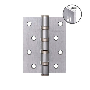 Петля дверная универсальная FUARO HEAVY IN4400U 100х75х3 мм SSC сатинированный хром /46513/ (1шт)