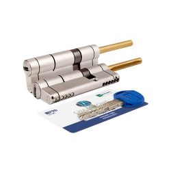 Цилиндровый механизм под вертушку (дл. шток) MOTTURA CP4P313101C5 (62 мм/26+10+26) никель