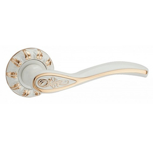 Ручка раздельная VETTORE R20.1313 MW/GP белый/золото