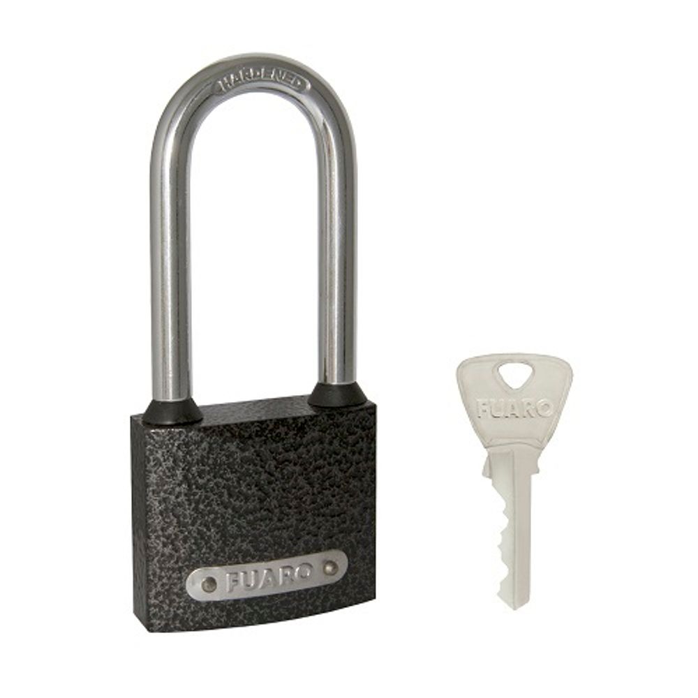 Замок навесной FUARO PL-01-38-L англ. 3 кл. /42265/