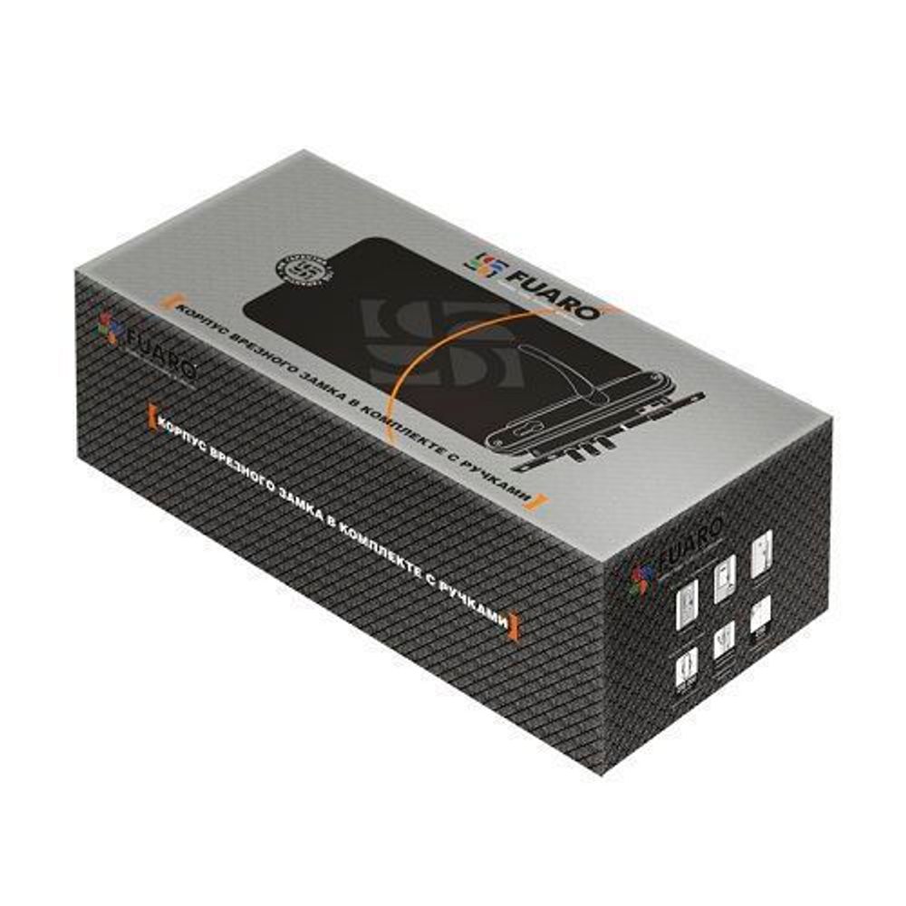 Замок врезной FUARO SET F1511 W/B CP хром /27017/