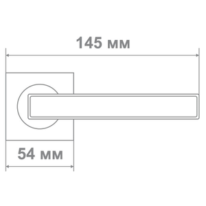 Ручка Медио M6672-05 PEARL NICKEL перлам.никель