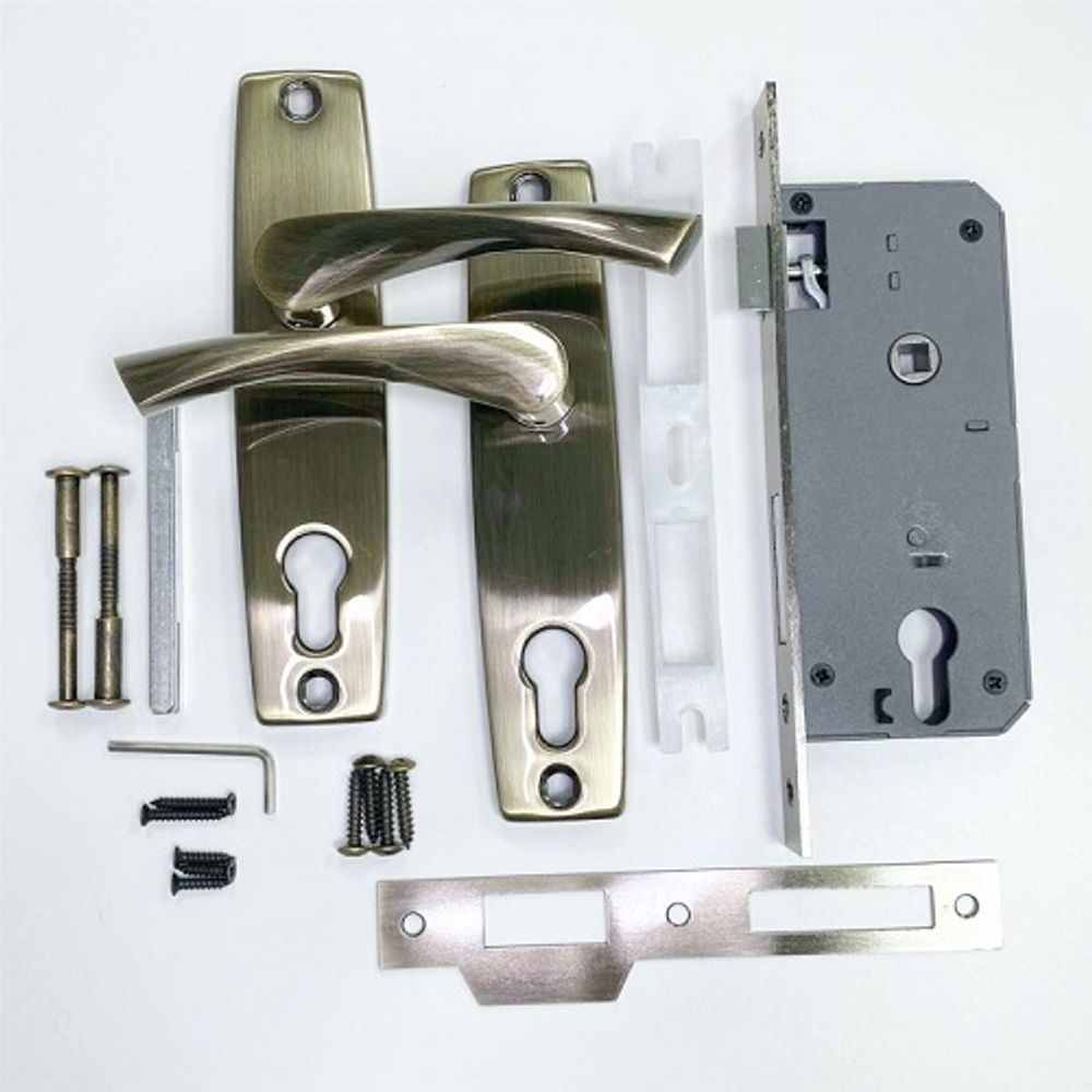 Замок врезной VETTORE 1323 AB бронза