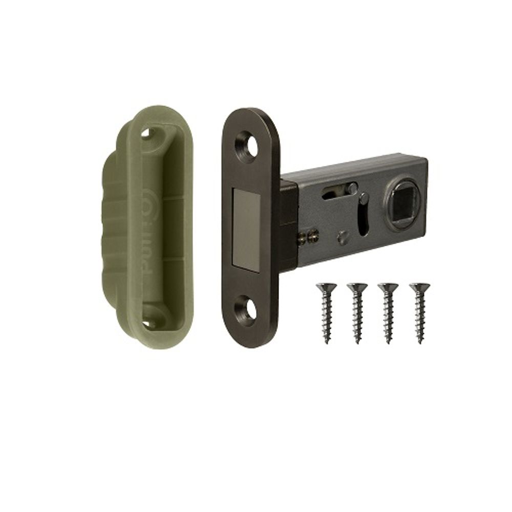 Защелка врезная магнитная PUNTO ML50-8 GR-23 графит /61133/