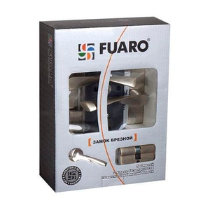 Замок врезной FUARO SET F9013 SG/GP мат.золото/золото /27073/