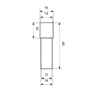 Полый удлинитель дверного глазка APECS HDVE-16/30-CR (хром)